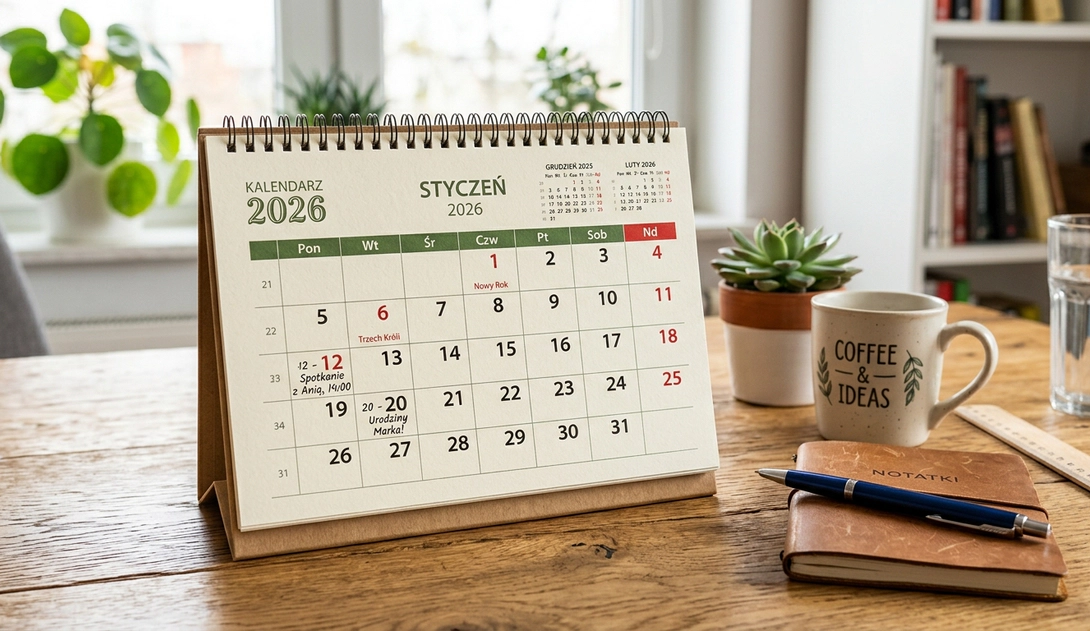 Dni wolne od pracy 2026 - kompletny kalendarz, długie weekendy i planowanie urlopu