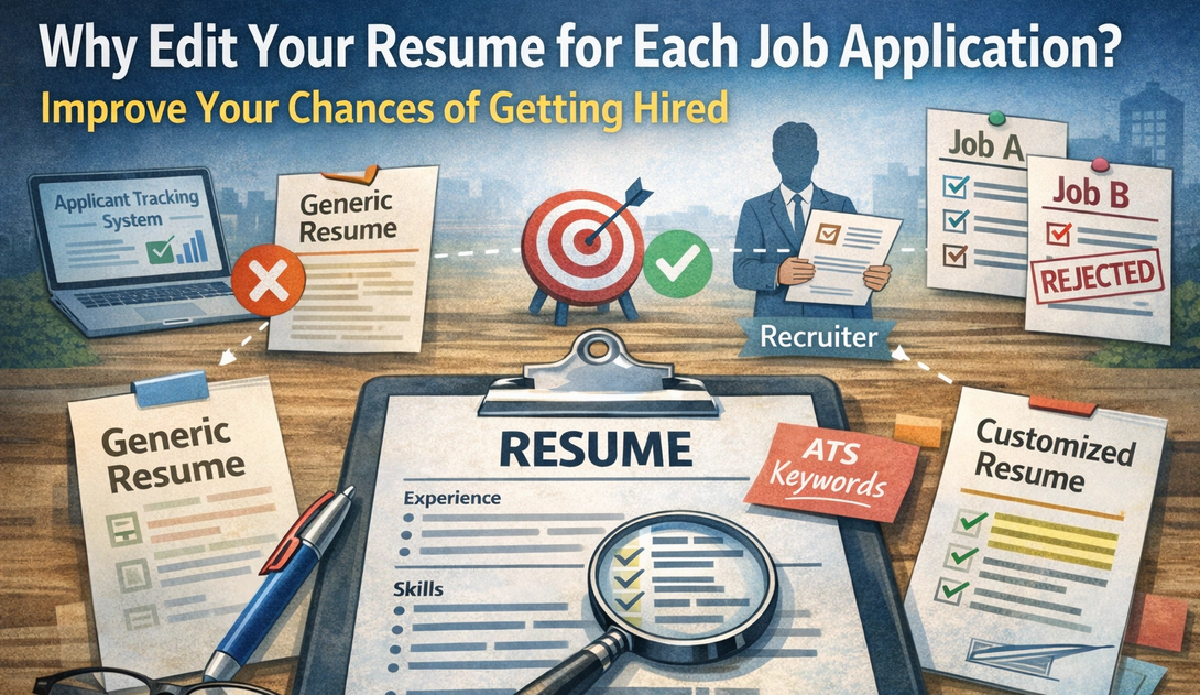 Why Edit Your Resume for Each Job Application? Improve Your Chances of Getting Hired
