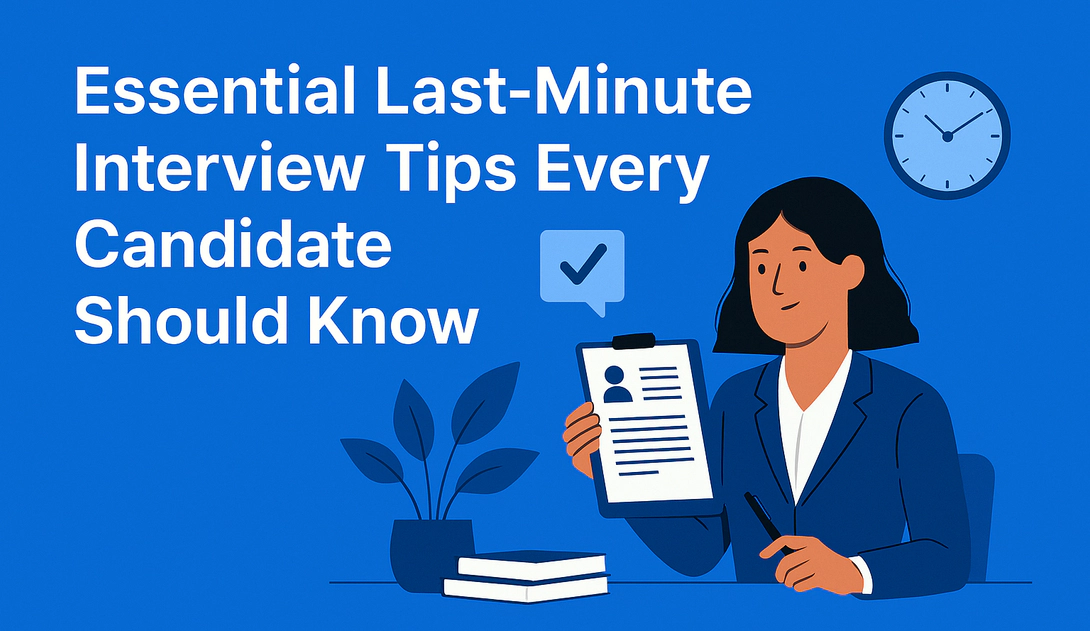 Essential Last-Minute Interview Tips Every Candidate Should Know