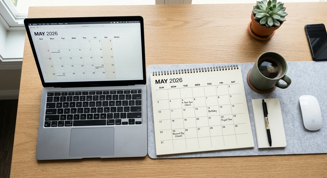 planowanie dni wolnych i urlopu w kalendarzu 2026