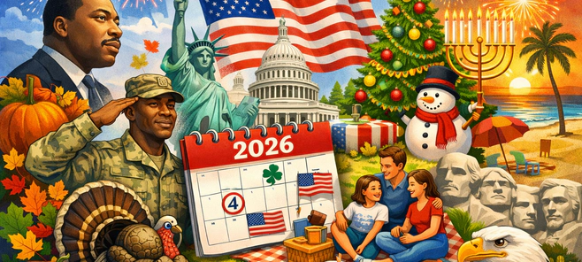 2026 Public Holidays in the USA: Everything You Need to Know