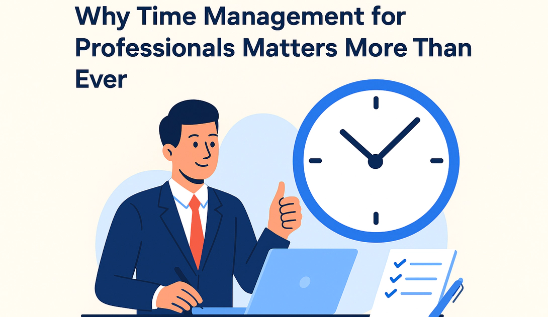 Why Time Management for Professionals Matters More Than Ever