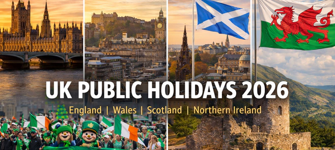 UK Public Holidays 2026: Complete List of Bank Holidays in England, Wales, Scotland & Northern Ireland