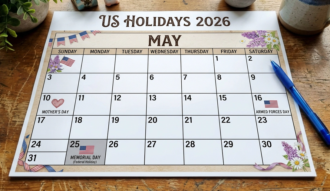 US Holidays 2026: Federal Holidays, State Holidays, and Paid Days Off Explained